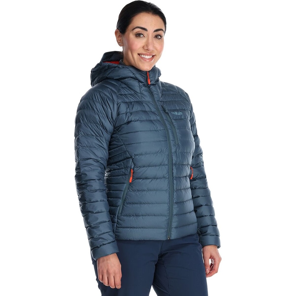 RAB Microlight Alpine Down Hooded Jacket Orion Blue